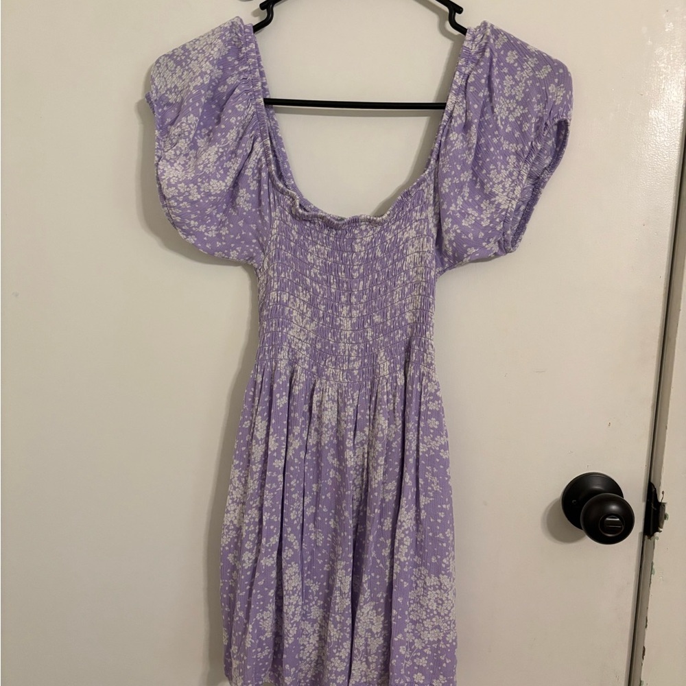 Floral Purple Romper